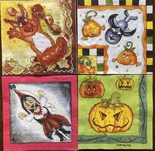 4 Servietten Vielseidig -