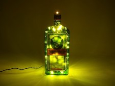Jägermeister - Flaschen Tischlampe Lampe LED-Kette 220V - mit 120 LED´s L2-120wk