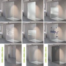 10 und 8 mm Walk in Duschwand