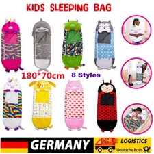 Schlafsack Einhorn Kuscheltierschlafsack Kinder Kissen Kinderschlafsack Camping