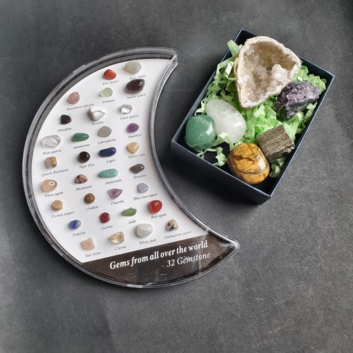 Teiliges edelstein set - edelstein-set, |