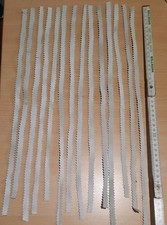 14 Echt Leder zigzag Streifen