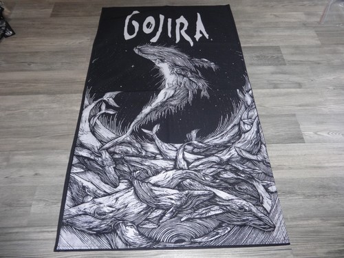 Gojira flag flagge textil - gojira,