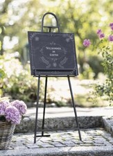 Metall Staffelei schwarz 115