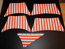 Segel Set Schiff 6285 10040 Black Seas Barracuda Orange dünne Streifen doppelsei