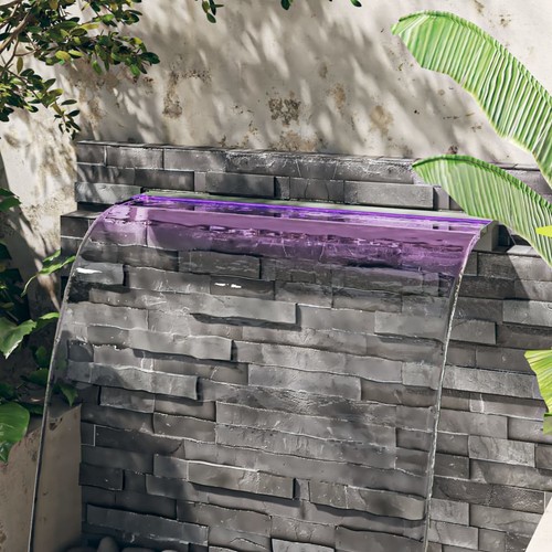 Wasserfall element mit rgb - mit,