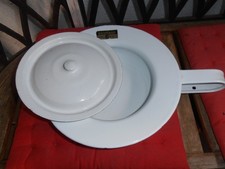 Emaille Nachttopf mit Deckel