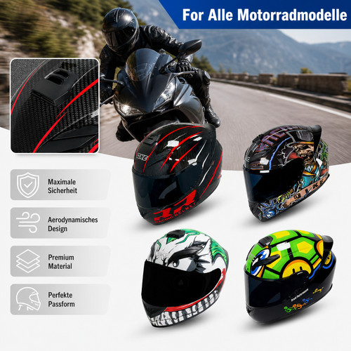 Racing motorradhelm rally - motorradhelm,