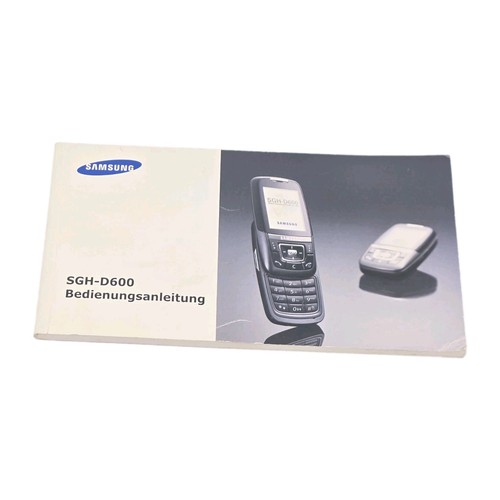 Original samsung sgh d600 - original, sgh-d600