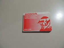 Fahrerhandbuch Honda XRV 750