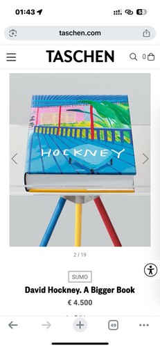David hockney bigger book - david, a