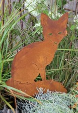Gartenstecker Fuchs Metall