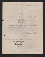 NETZSCHKAU, Brief 1917