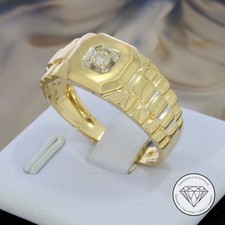 SONDERAKTION WERT 1.240,- Brillant 0,12 ct President Ring 585 Gold 14 KT 65 XXYY