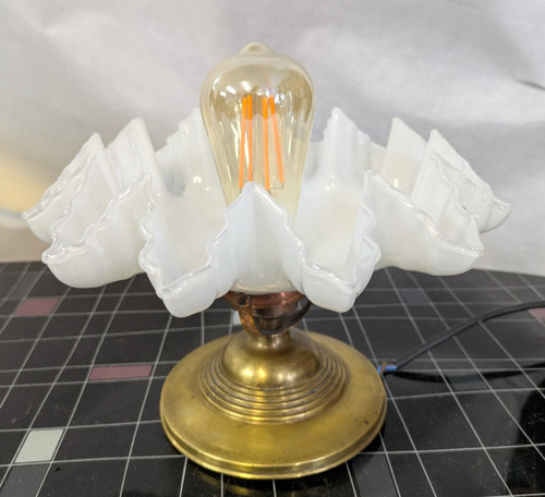 Milchglas lampe - milchglas,