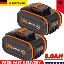 2X 8000mAh 20V MAX 8,0Ah Akku