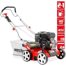 Vertikutierer Rasenlüfter Benzin Moosentferner  5,7 PS 2-in-1 System ID6760