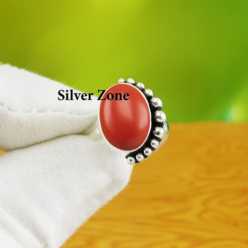 Korallenring 925 sterling - |,
