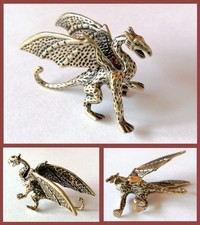 Messing Drache massiv NEU