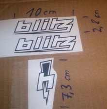 Blitz,Aufklebersatz,Minifahrrad,Fahrrad,Oldtimer,Raritäten,DDR,