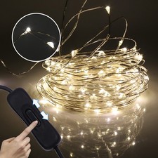 ‌12V LED-Fairy-Lights mit Silber-Kupferdraht – Weihnachts-, & Heimdekoration‌