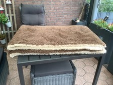 Luxus pur-Lama Decke  von RSD 135 x 190 cm- braun-beige-2 lagig- Top!!