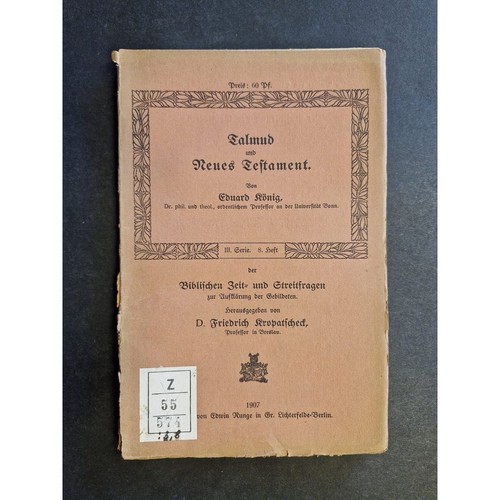 Talmud und neues - talmud,