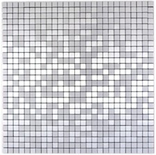 Mosaik Fliesen Silber