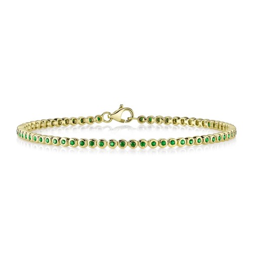 14k gelbgold smaragd - 14k,