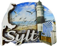 Souvenir Magnet Sylt 8,5 x 7 x