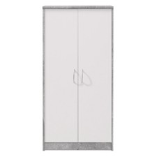 Schrank - Beton-weiß - 148 cm