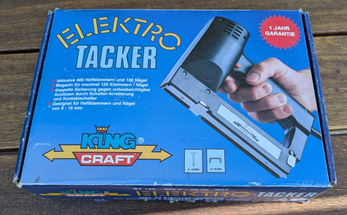 Kingcraft elektro tacker - kingcraft,