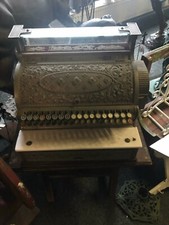 National Antike Registrierkasse Kasse um 1900