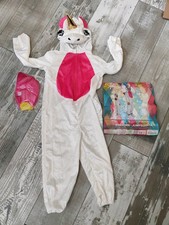 Einhorn-Jumpsuit Fasching Kostüm Mädchen