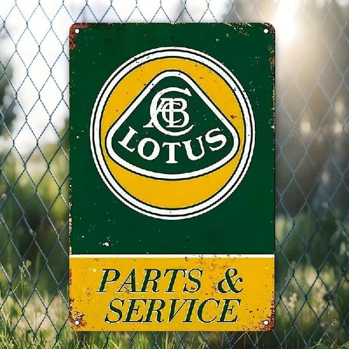 Blechschild lotus parts - parts, &