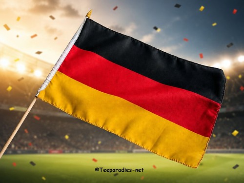 Deutschland stockflagge - stockflagge, /