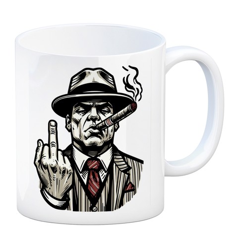 Mittelfinger mafiaboss - mittelfinger,