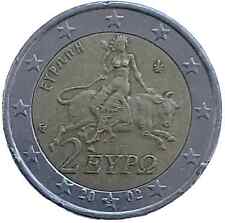 2 – Euro Münze Griechenland Europa 2002 mit "S" im Stern Sammlerstück