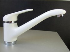 NIDERDRUCK Küchenarmatur s.hochw. TEKA (Meloh) Aquata ES Granit weiß m.3 Schläuc