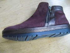 NEUWERTIG SEMLER SELECT Stiefeletten LederLUFTPOLSTER aubergine lila 37,5 4 1/2 