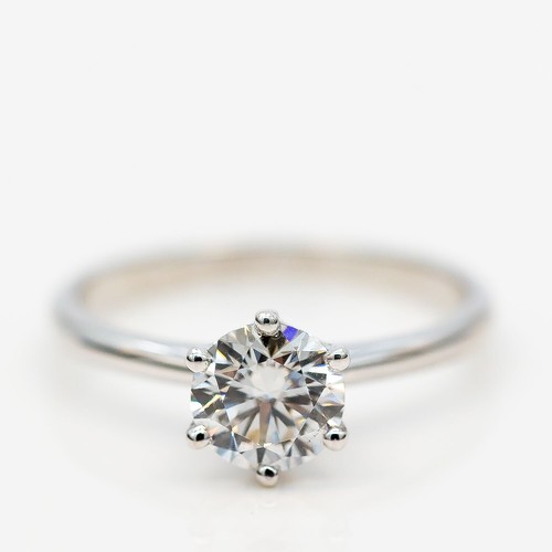Ring 750 18k - weißgold, cvd