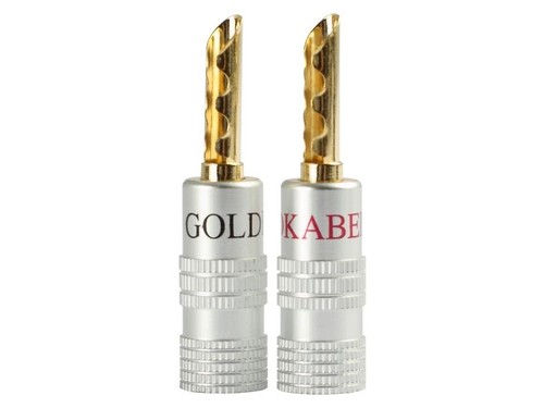 Goldkabel hifi bananenstecker - hifi,