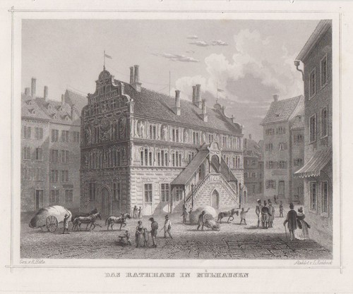 Mülhausen elsaß rathaus - elsaß,