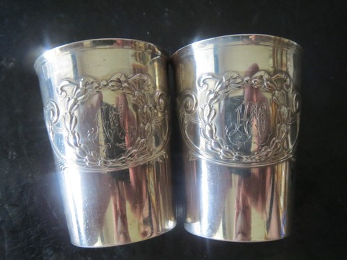 Paar russische silberbecher - russische,