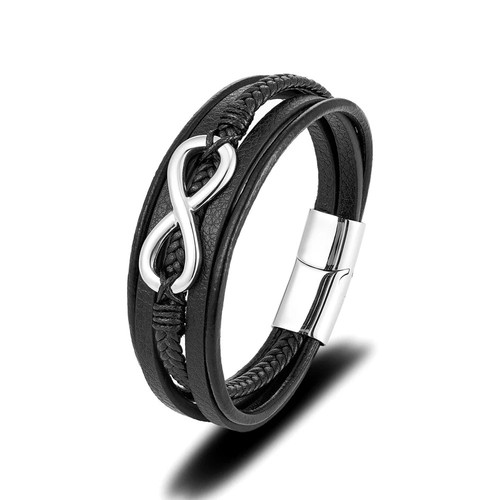 Herren armband schwarz - herren,