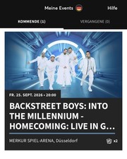 2 Tickets Backstreet Boys