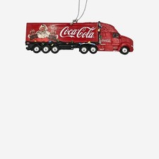 Coca Cola Truck Anhänger Kurt S. Adler Weihnachtsdeko Ornament rot 12cm