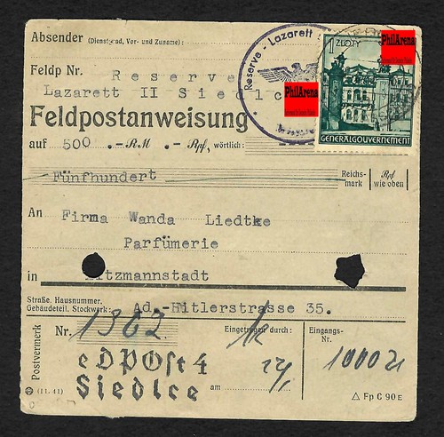 Feldpostanweisung reserve - gg:,