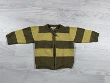 H&M Strickjacke grün gelb