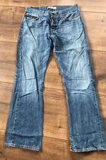 Levi's 512 Bootcut Jeans, Herren, W36 L34, Blau Used 36/34